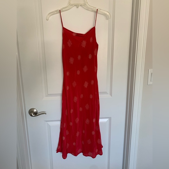 NOUGAT LONDON (NWT)✨RED MIDI DRESS - Picture 4 of 5